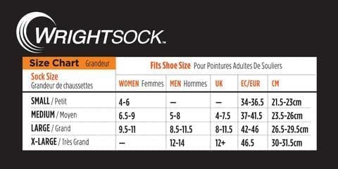 Wrightsock Coolmesh II Crew Blister Free Socks-Light & Breathable Double Layered/Unisex/Durable & Dry/Athletes & Travel