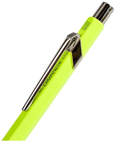 Caran D'ache 844: Mechanical-pencil Metal Fluo Yellow 0.7 mm (844.470)