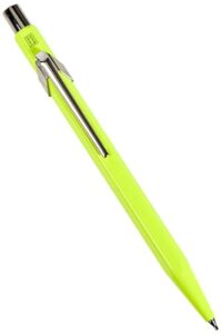 caran d'ache 844: mechanical-pencil metal fluo yellow 0.7 mm (844.470)