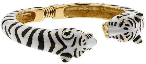 Kenneth Jay Lane Animal Head and Animal Print Bangles - Tiger, Giraffe, Elephant