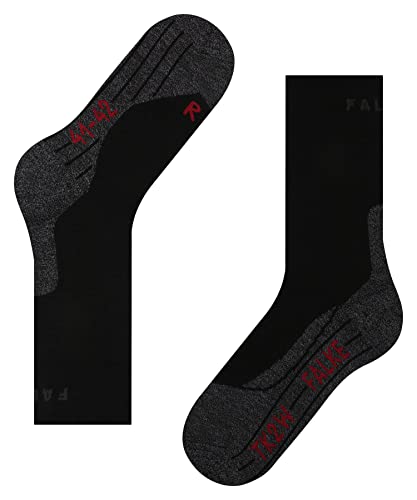 FALKE Men's TK2 Explore Sensitive Hiking Socks, Mid Calf, Medium Padding, Breathable Skin-Friendly, Merino Wool, 1 Pair