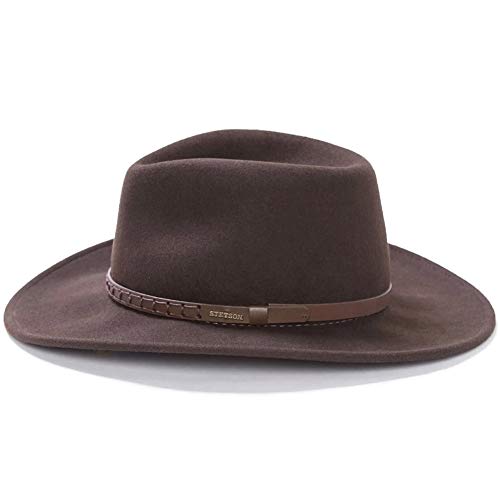 Stetson Men's Sturgis Pinchfront Crushable Wool Felt Hat Cordova Large