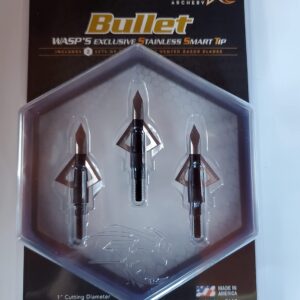 Wasp Bullet 100 Grain Three (3) blade Broadhead