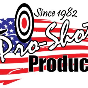 Pro Shot Products .22-.270 Caliber 1 1/8-Inch SQ. 500 Count Patches, White (1 1/8-500)