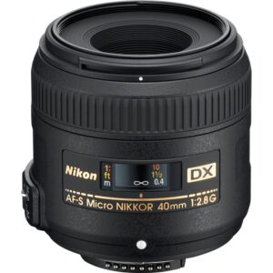 nikon af-s dx micro-nikkor 40mm f/2.8g close-up lens for nikon dslr cameras