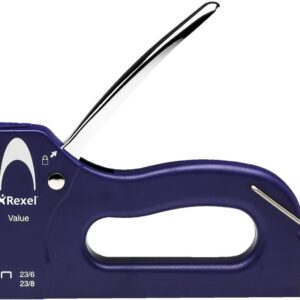 Rexel Value Tacker with Ruler (Blue)