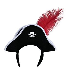 jacobson hat company pirate headband with feather