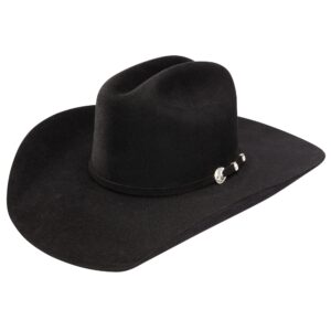 stetson corral, color: black, size: 7 3/8 (sbcral-94420773)