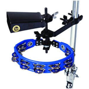 latin percussion lp160ny-k tambourine and cowbell with mount kit