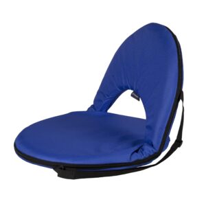 stansport go anywhere chair for camping - adjustable,portable,sturdy, blue, alloy steel (g-7-50)