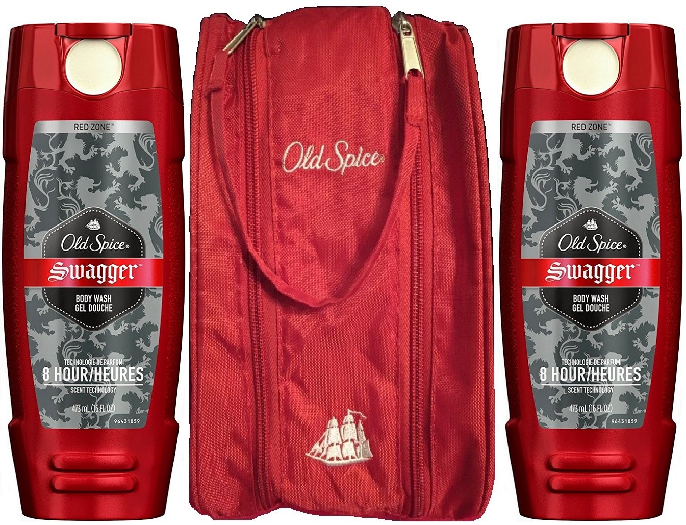 Old Spice Red Zone Body Wash Swagger 16 oz (Pack of 2)