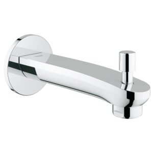 grohe eurostyle cosmopolitan diverter tub spout , chrome - 13285002