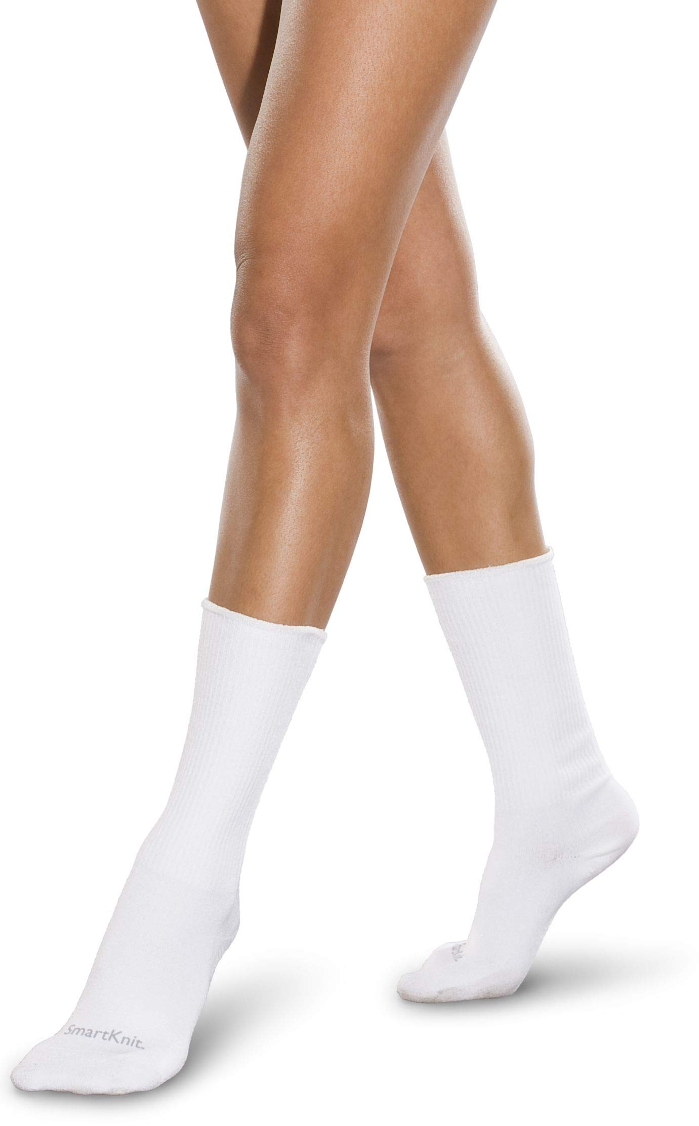 SmartKnitBigKIDS Seamless Sensitivity Socks (White, Small)