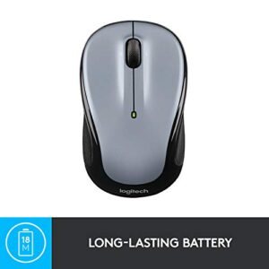 Logitech Wireless Mouse M325 with Designed-For-Web Scrolling - Light Silver