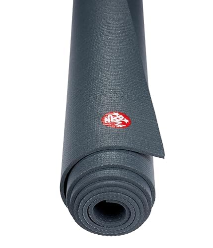 Manduka PRO Lite Yoga Mat - Lightweight For Women and Men, Non Slip, Cushion for Joint Support and Stability, 4.7mm Thick, 71 Inch (180cm), Thunder