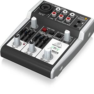 Behringer XENYX 302USB Premium 5-Input Mixer with Mic Preamp and USB/Audio Interface