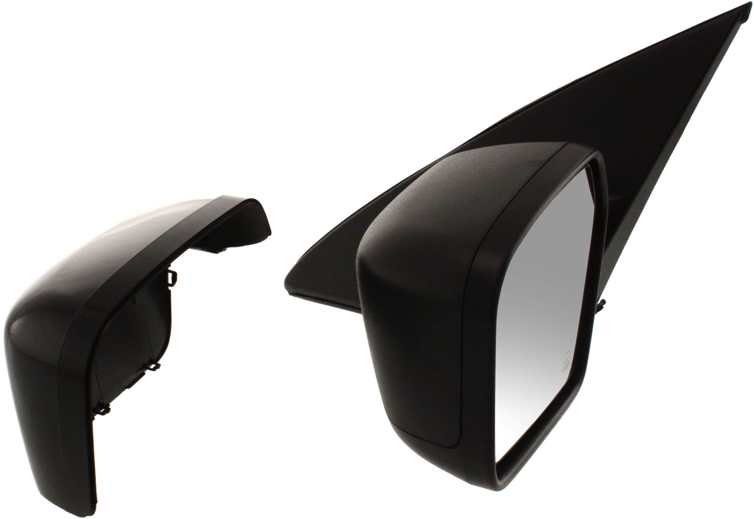 Kool Vue Left Power Heated Door Mirror Compatible With Ford Fusion 2006-2010 with 2 Caps Models Without Electronics & Premium Package