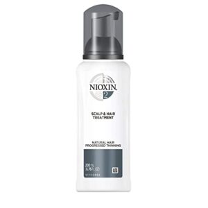 nioxin scalp + hair thickening system 2 leave on treatment, for natural hair with progressed thinning, 6.8 oz (packaging may vary)