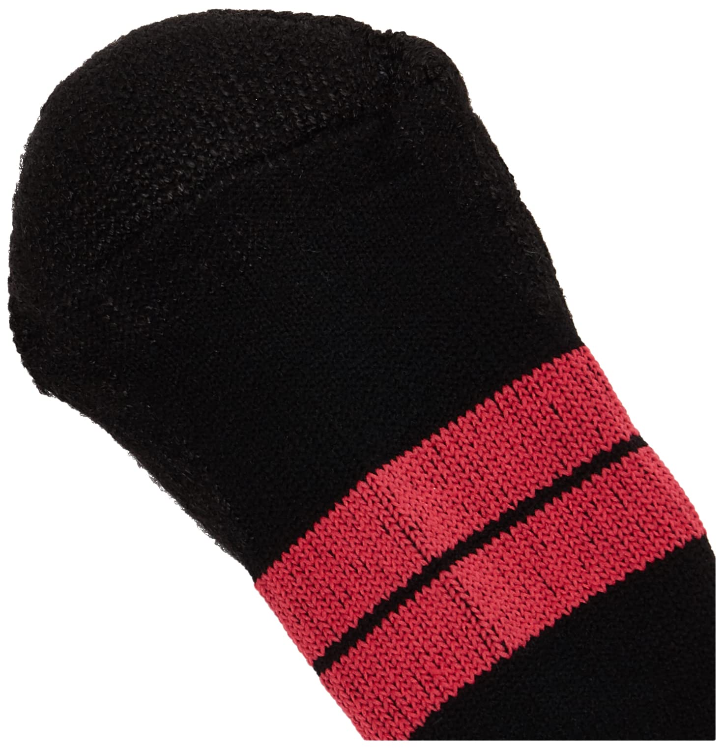 thorlos womens 84 Maximum Cushion Low Cut Running Socks, Black/Pink (1 Pair), Medium US