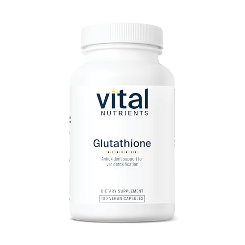 Vital Nutrients Liposomal Glutathione 400mg | Vegan Antioxidant Supplement to promote Liver Health and Liver Detox* | Gluten, Dairy and Soy Free | 100 Capsules