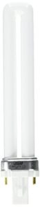 feit electric pl9/41 9-watt fluorescent pl bulb, 6.4"h x 1.2"d, 4100k (cool white)