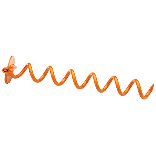 Liberty Outdoor ANCFR16-ORG-A Folding Ring Spiral Ground Anchor, Orange, 16-Inch