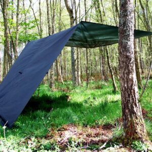 DD Hammocks - DD Tarp XL - Olive Green (15ft x 10ft) - 100% Waterproof Lightweight & Multifunctional Rainfly Extra Large Tarp Tent Shelter for Camping Bushcraft & Hiking Adventure