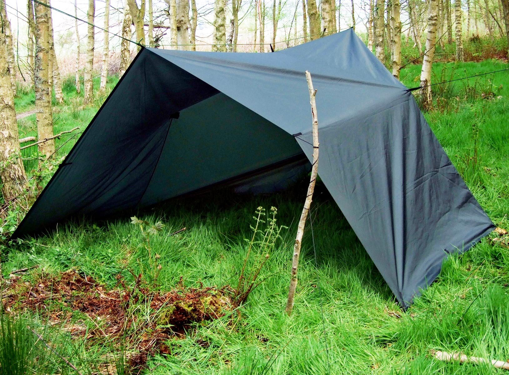 DD Hammocks - DD Tarp XL - Olive Green (15ft x 10ft) - 100% Waterproof Lightweight & Multifunctional Rainfly Extra Large Tarp Tent Shelter for Camping Bushcraft & Hiking Adventure