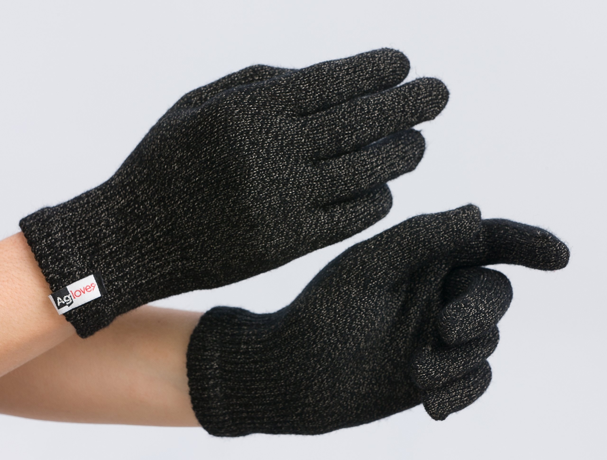 Agloves Sport M/L touchscreen gloves, iPhone gloves, texting gloves Black M/L