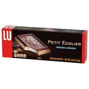 Lu Petit Ecolier European Milk Chocolate Biscuit Cookies, 5.3 oz