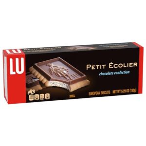 Lu Petit Ecolier European Milk Chocolate Biscuit Cookies, 5.3 oz