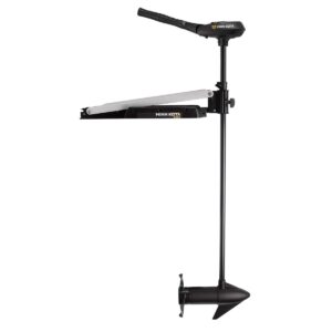 minn kota 1355963 edge freshwater hand-steer bow-mount trolling motor with hand control and latch & door bracket, 55 lbs thrust, 52" shaft