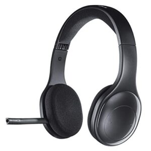 logitech h800 bluetooth wireless headset with mic for pc, tablets and smartphones, black