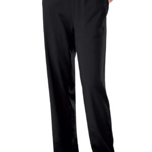 Woman Within Women's Plus Size Petite 7-Day Knit Straight Leg Pant - 2X, Black