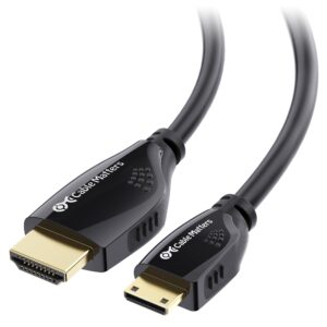 cable matters high speed hdmi to mini hdmi cable 10 ft (mini hdmi to hdmi) 4k resolution ready