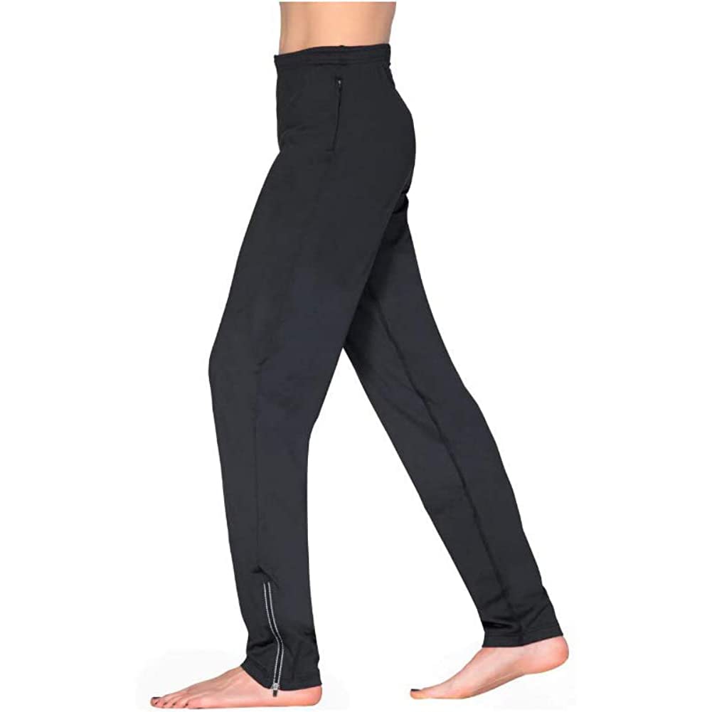 SportHill Women's Nomad II Pant, Black, Large Petite