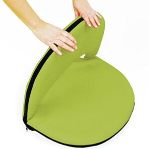 Stansport Multi Fold Padded Seat - Green (G-7-10) 21.5" L x 20.5" W x 17" H