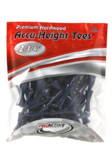 proactive sports 2 3/4-inch accu-height tees (50/package), blue