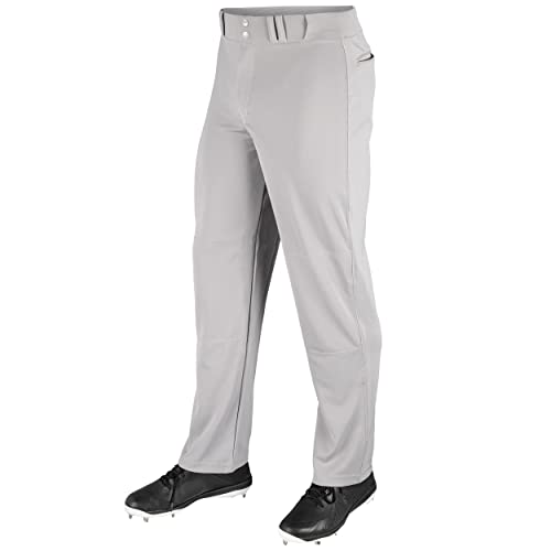 CHAMPRO Boys' X-Large Youth MVP Open Bottom Relaxed Fit Baseball Pants, Grey