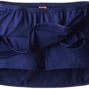 TYR Women's Solid Skort (Navy, 10)