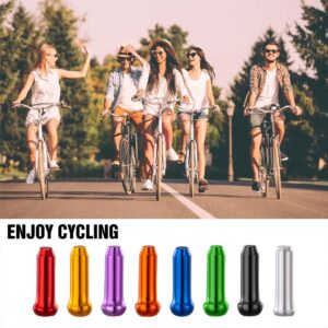 Bike Cable End Caps, Cable End Crimps, Cable Caps for Bike Shift Alloy, Bicycle Brake Cables End Caps(48PCS), O-Ring Brake Cable Rubber Donuts(6PCS)