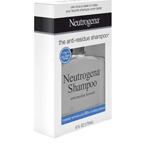 Neutrogena Anti-Residue Clarifying Shampoo, Gentle Non-Irritating Clarifying Shampoo to Remove Hair Build-Up & Residue, 6 fl. oz