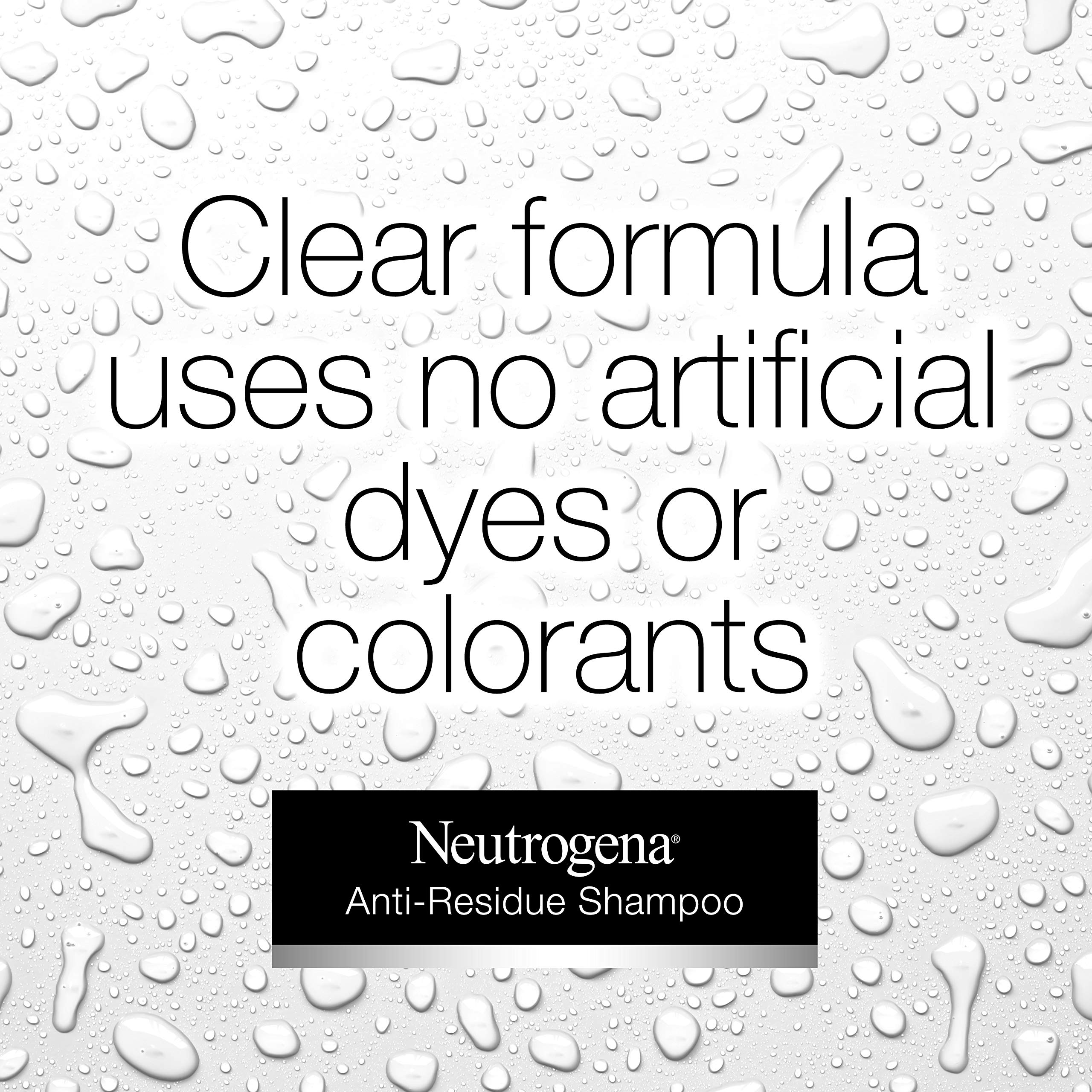 Neutrogena Anti-Residue Clarifying Shampoo, Gentle Non-Irritating Clarifying Shampoo to Remove Hair Build-Up & Residue, 6 fl. oz