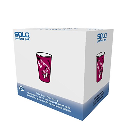 Solo OF12BI-0041 12 oz Bistro SSP Paper Hot Cup (Case of 300)