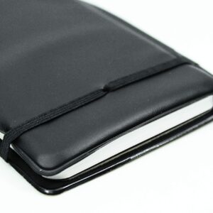 Silvine Elasticated Pocket Notebook with 160 Pages and Durable PVC Covers with Pen