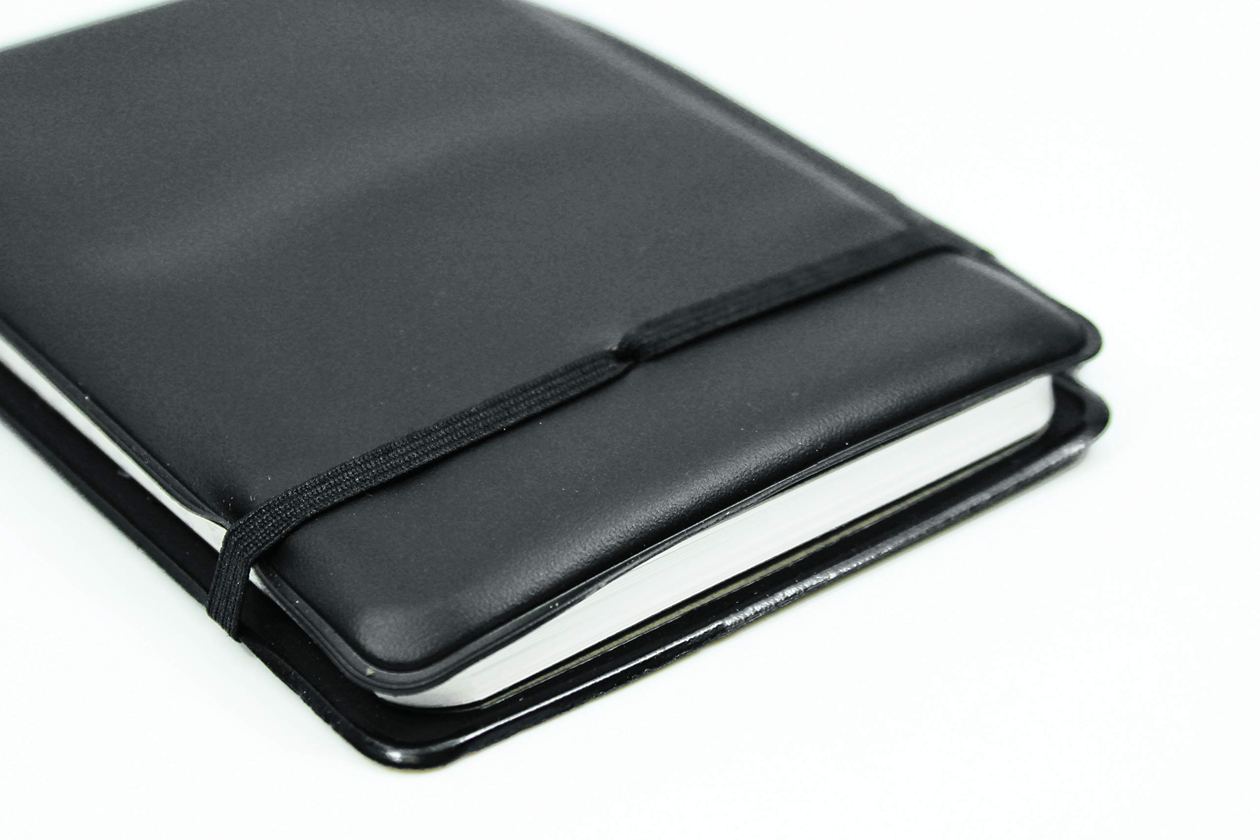 Silvine Elasticated Pocket Notebook with 160 Pages and Durable PVC Covers with Pen