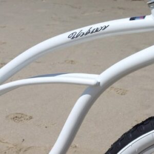 Firmstrong Urban Lady Single Speed Beach Cruiser Bicycle, 24-Inch, White