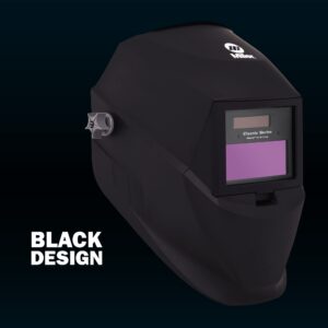 Miller 287803 Classic Series VS Welding Helmet, Auto-Darkening Welding Helmet, Black