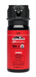 defense technology first defense oc foam mk-3 1.3% solution red band pepper spray (1.47-ounce)