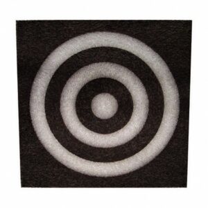 2" thick self healing foam blowgun target (black border)